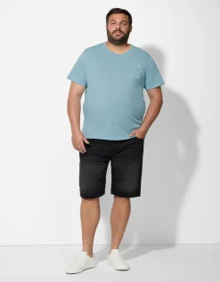 T-shirt - Borstzak - turkoois