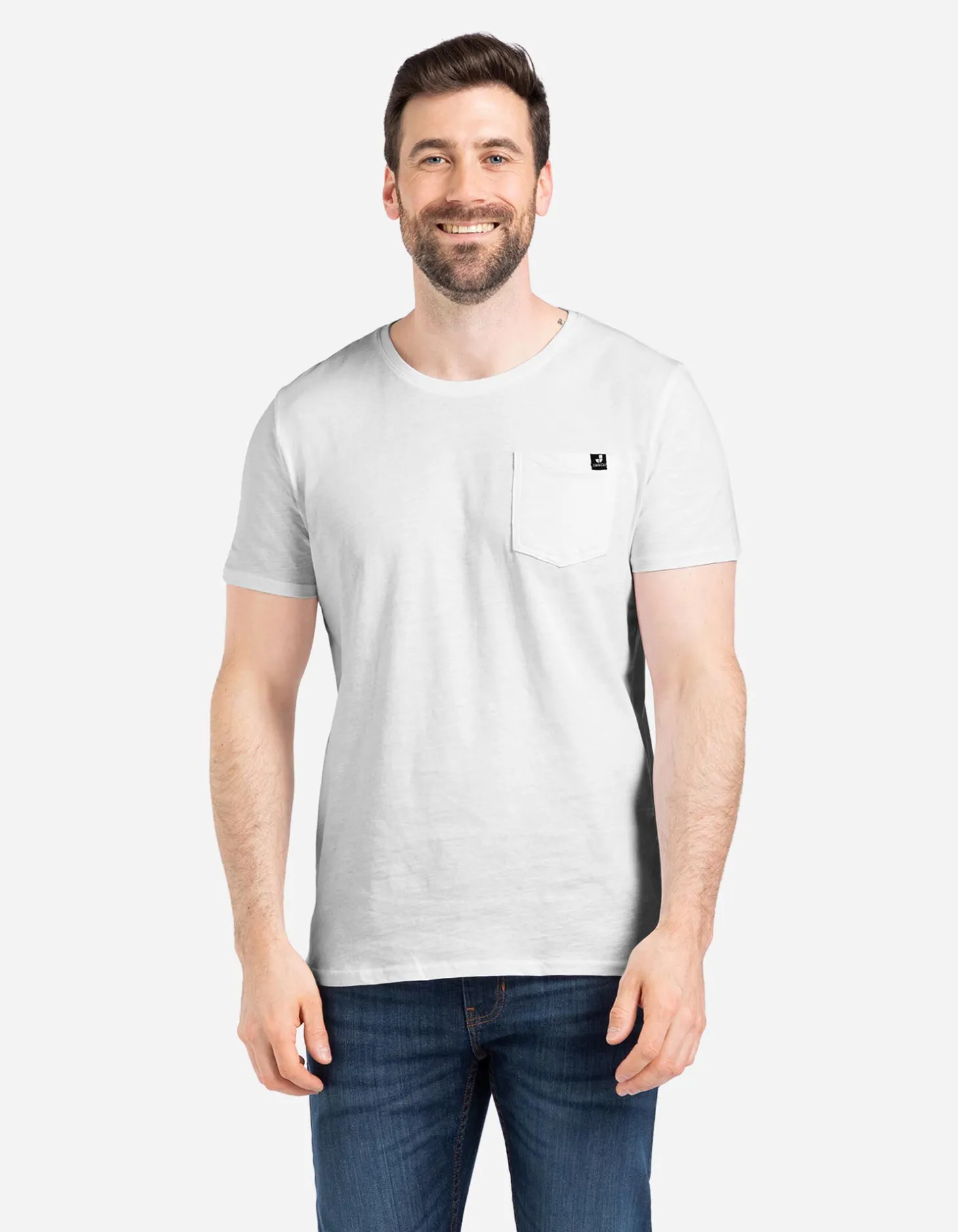 T-shirt - Borstzak - wit