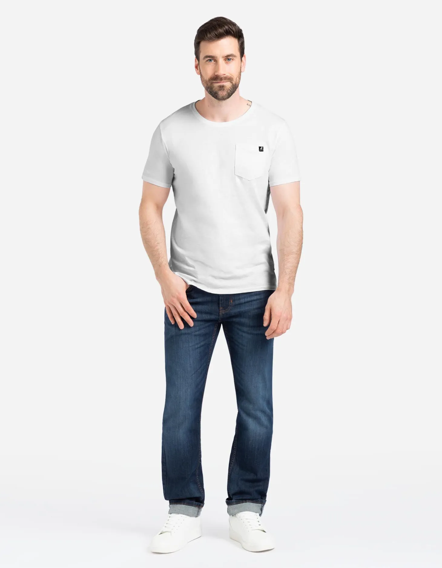 T-shirt - Borstzak - wit
