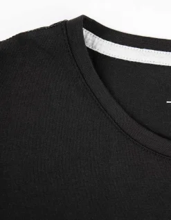 T-shirt - Borstzak - zwart