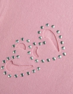 T-shirt - Cut-outs - pink