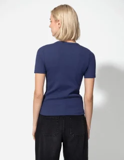T-shirt - Effen - blauw