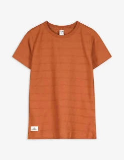 T-shirt - Effen - bruin