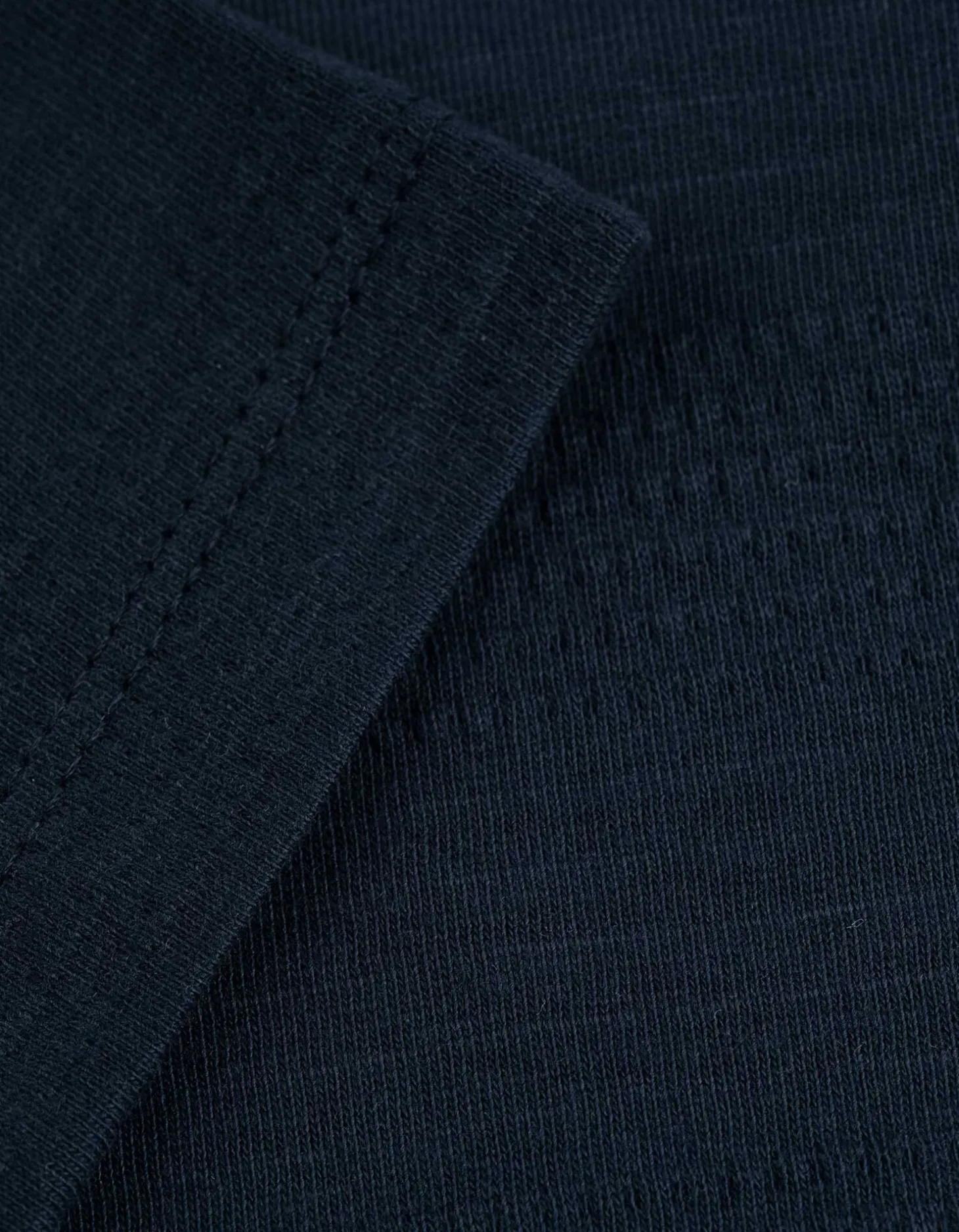 T-shirt - Effen - donkerblauw