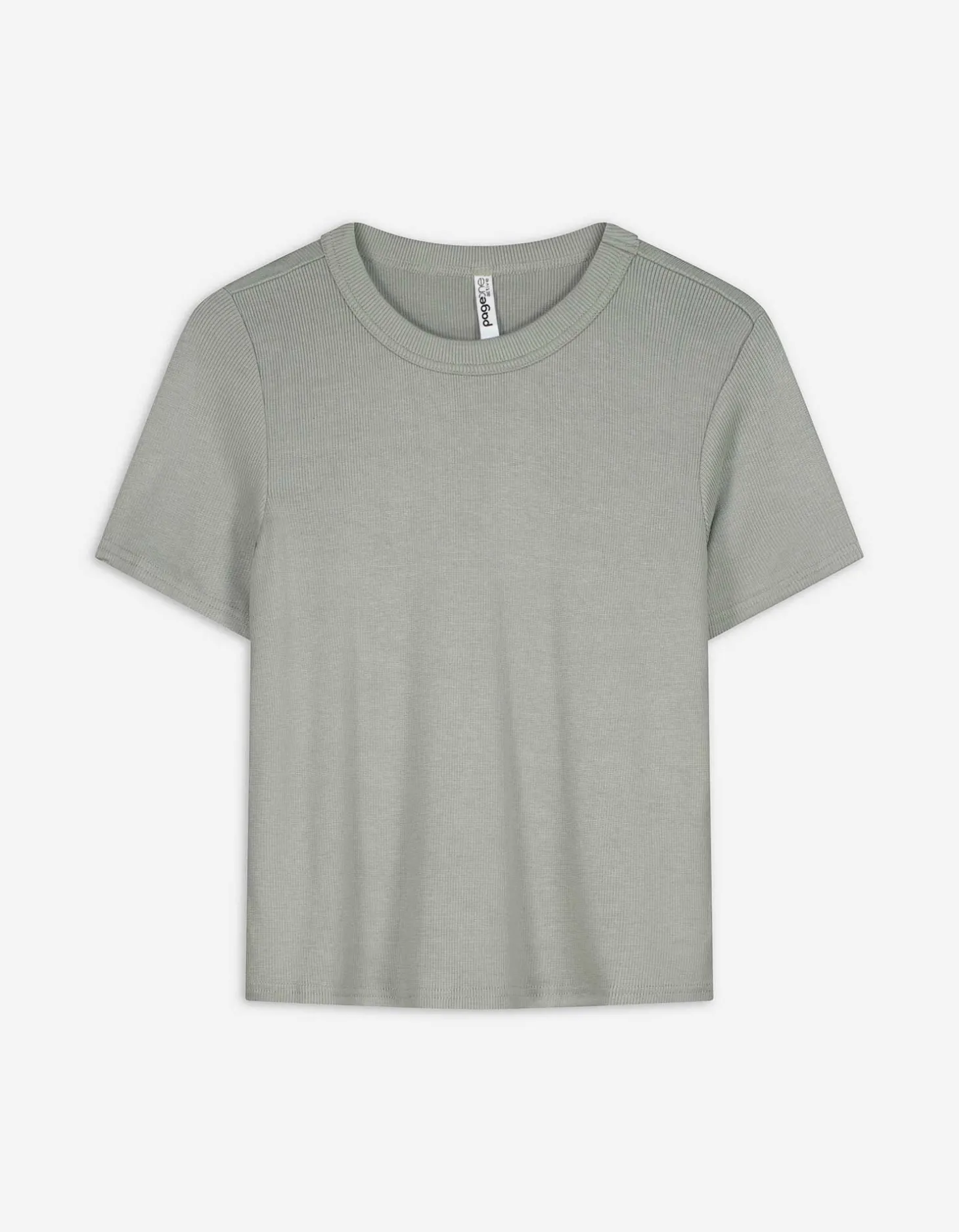 T-shirt - Effen - donkergroen