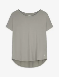 T-shirt - Effen - donkergroen