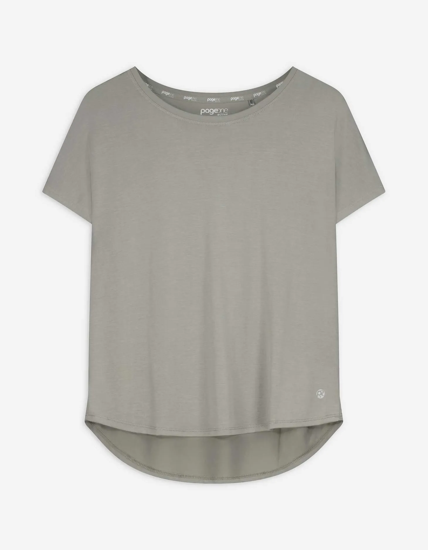 T-shirt - Effen - donkergroen
