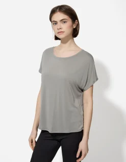 T-shirt - Effen - donkergroen