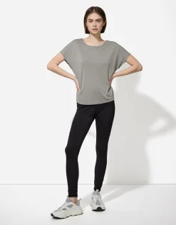 T-shirt - Effen - donkergroen