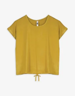 T-shirt - Effen - donkergroen