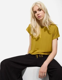 T-shirt - Effen - donkergroen