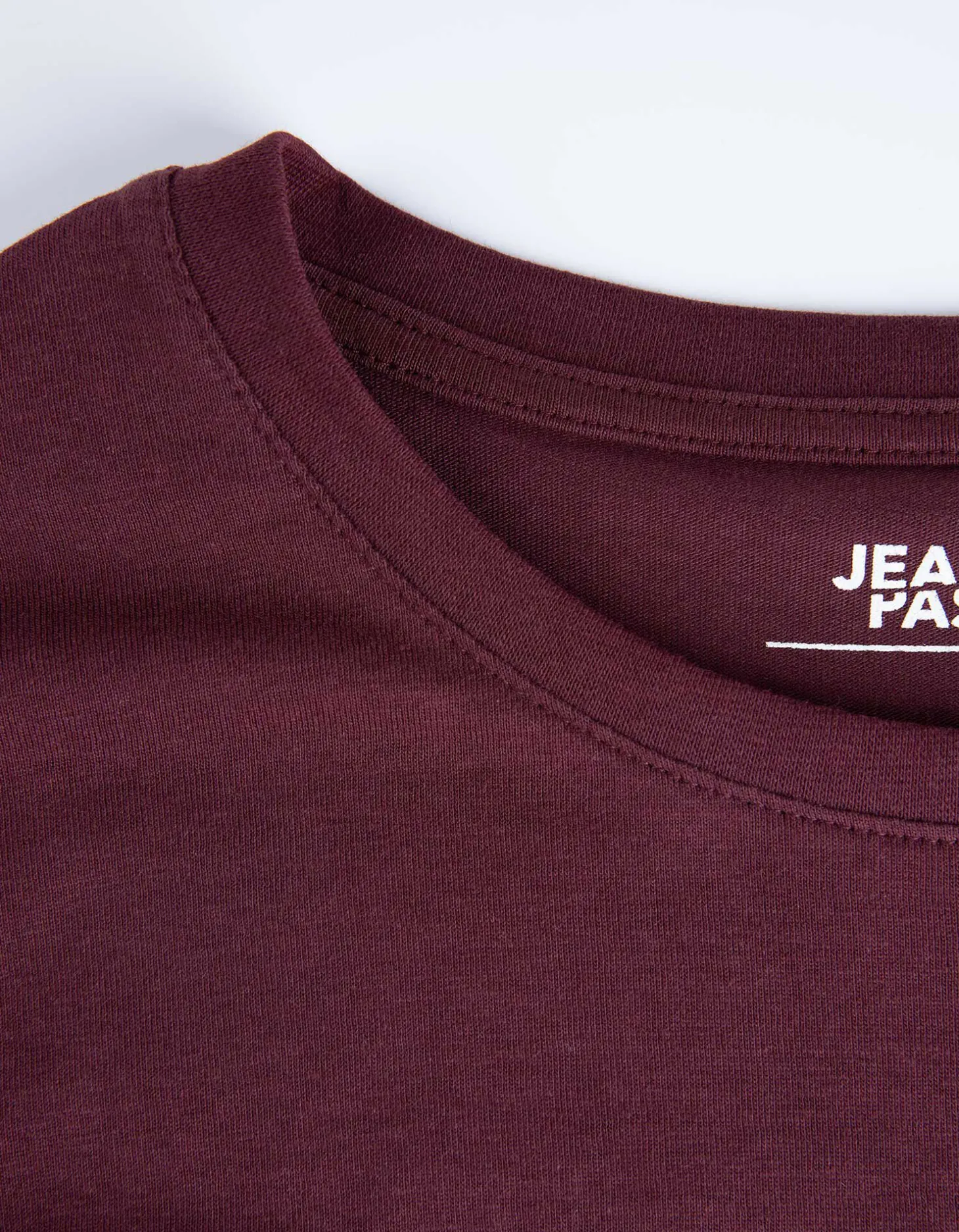 T-shirt - Effen - donkerrood