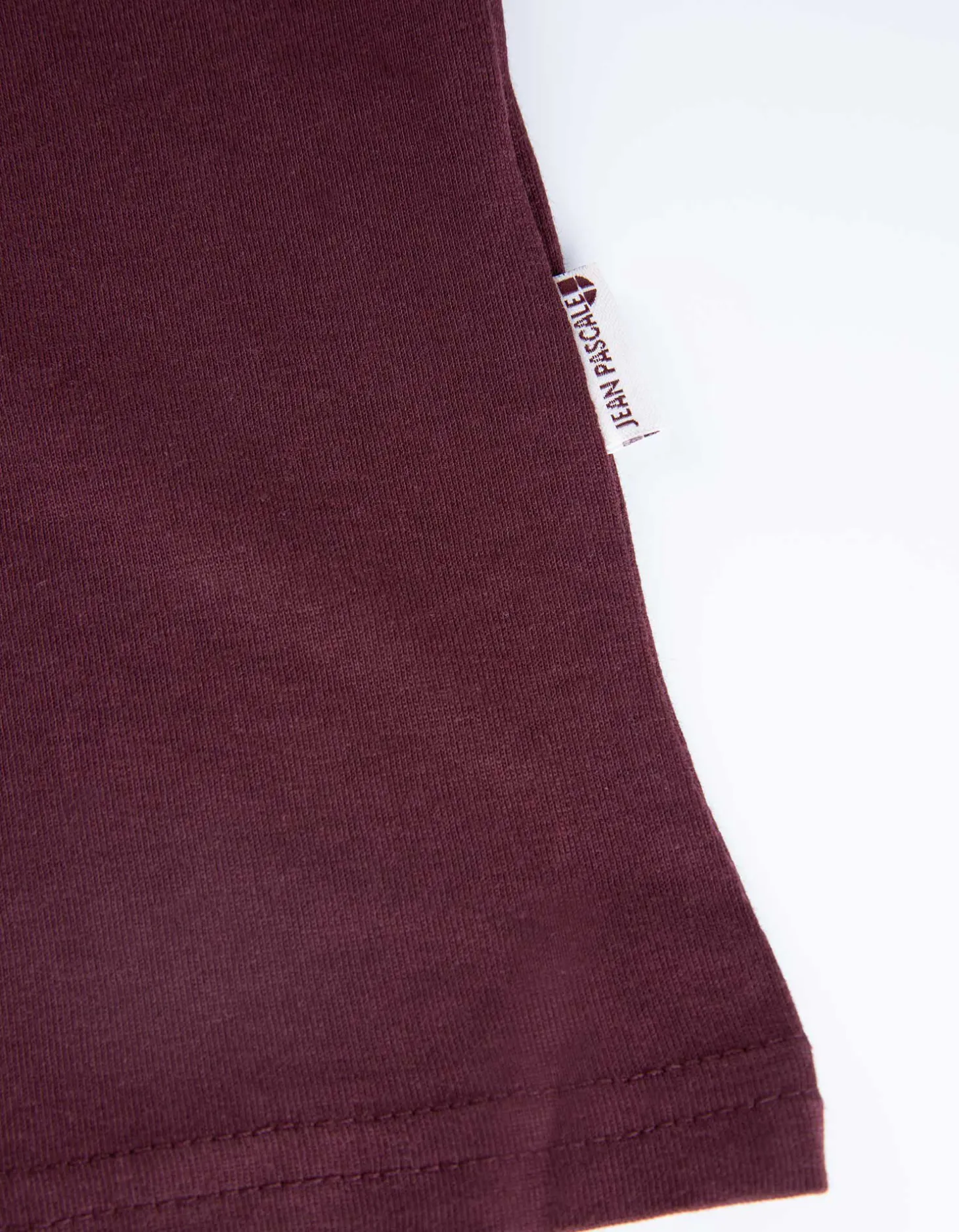 T-shirt - Effen - donkerrood
