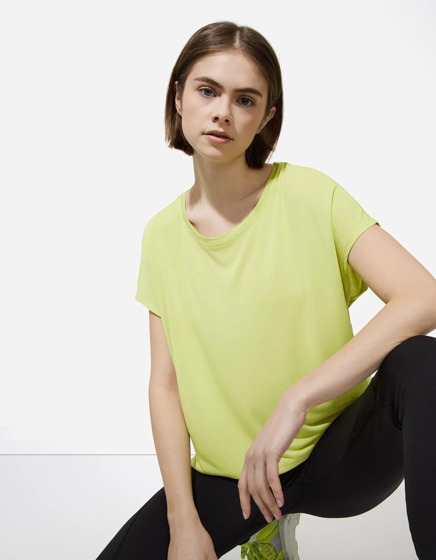 T-shirt - Effen - groen