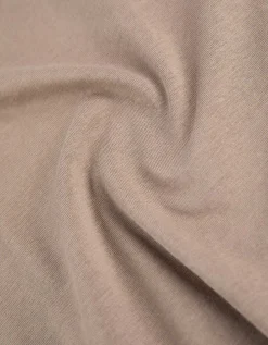 T-shirt - Effen - lichtbruin