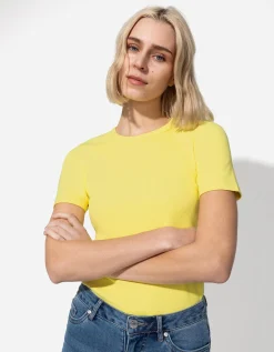 T-shirt - Effen - lichtgroen