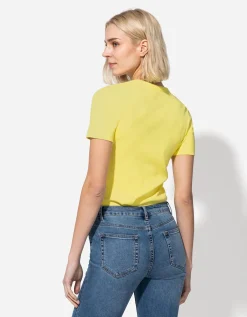 T-shirt - Effen - lichtgroen
