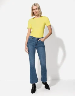 T-shirt - Effen - lichtgroen