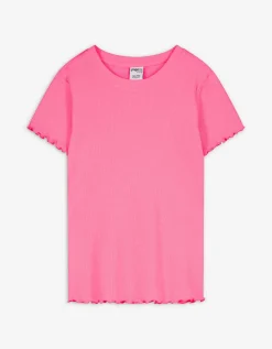 T-shirt - Effen - pink
