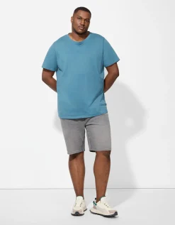 T-shirt - Effen - turkoois