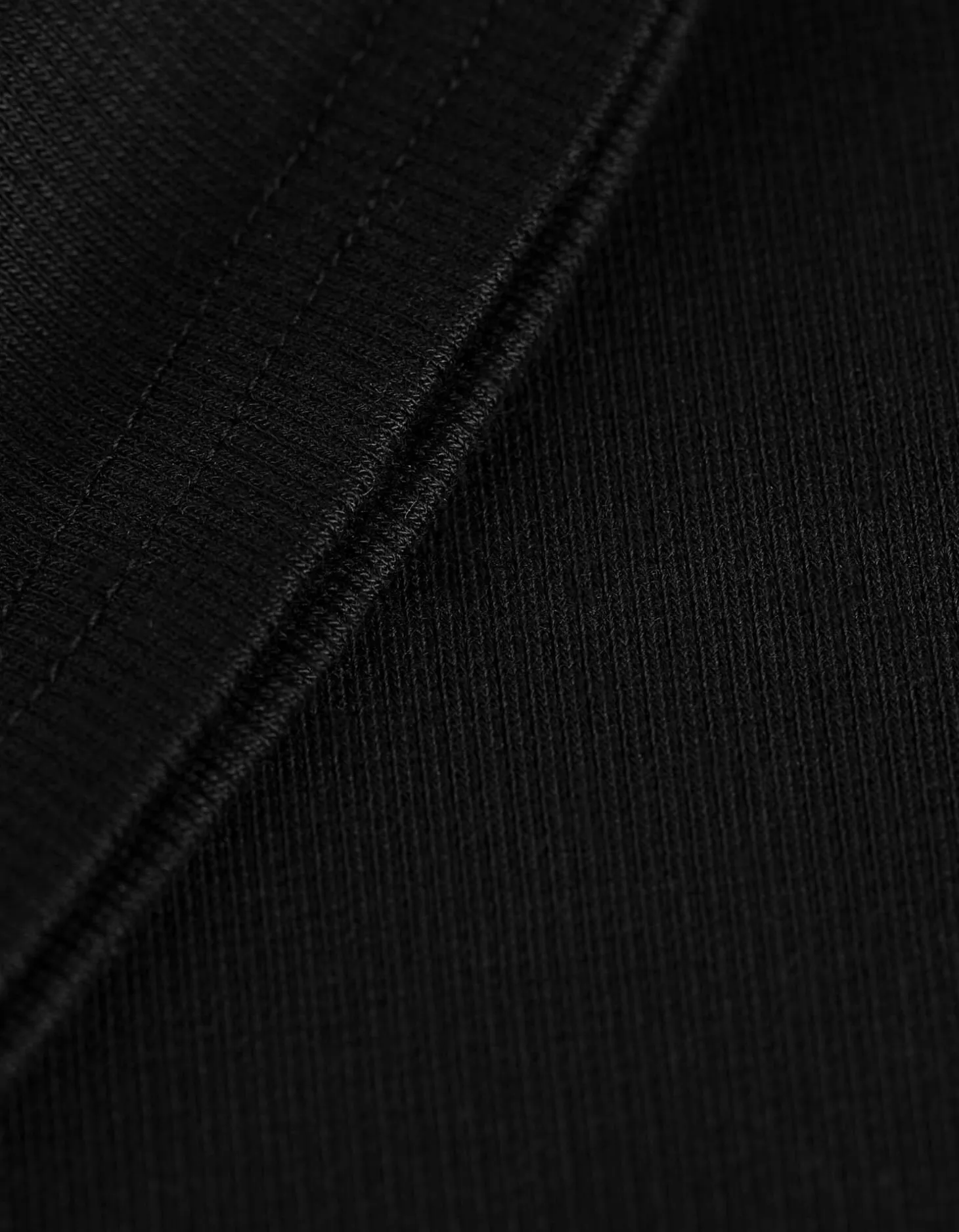 T-shirt - Effen - zwart