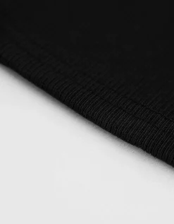T-shirt - Effen - zwart