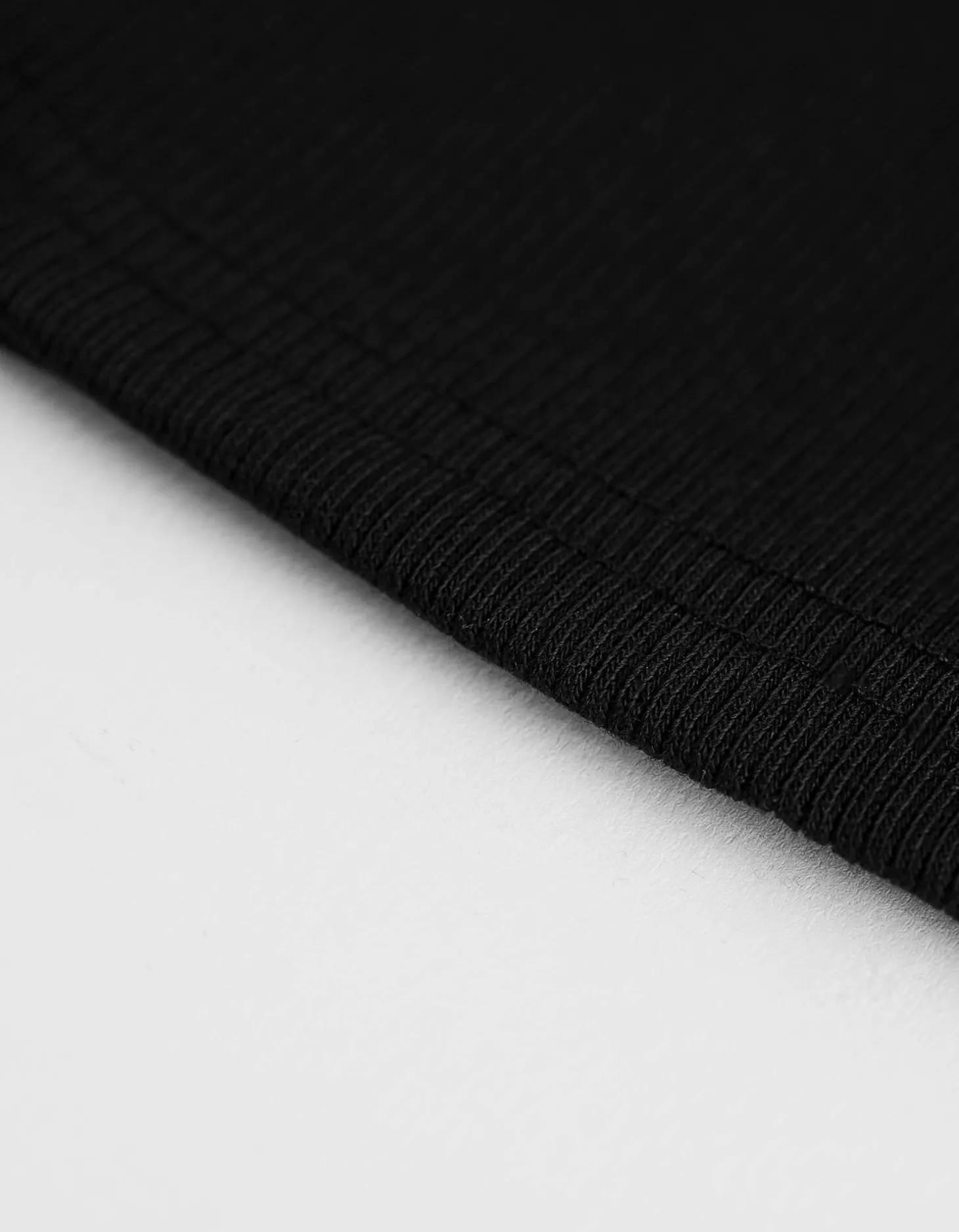 T-shirt - Effen - zwart