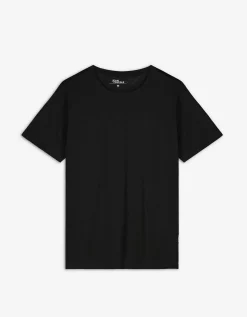 T-shirt - Effen - zwart