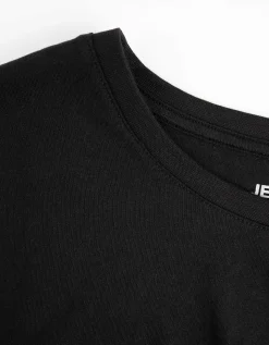 T-shirt - Effen - zwart