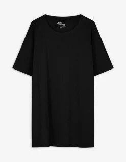 T-shirt - Effen - zwart