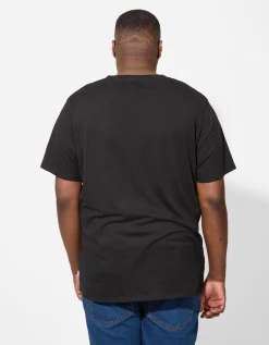 T-shirt - Effen - zwart
