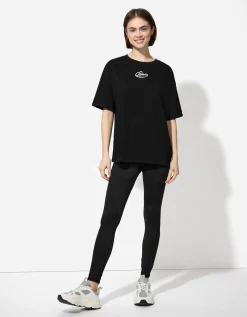 T-shirt - Effen - zwart