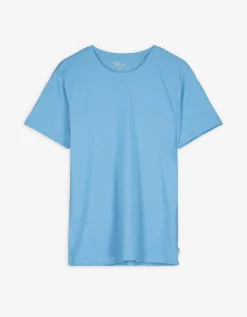 T-shirt - Gem&ecirc;leerd - blauw