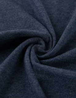 T-shirt - Gem&ecirc;leerd - donkerblauw