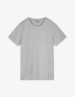 T-shirt - Gem&ecirc;leerd - grijs