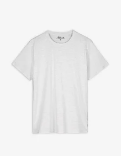 T-shirt - Gem&ecirc;leerd - wit