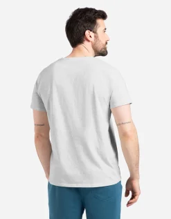 T-shirt - Gemêleerd - wit