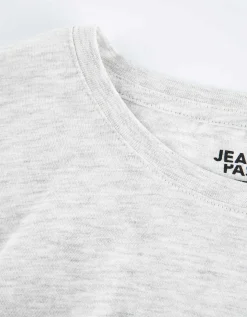 T-shirt - Gemêleerd - wit