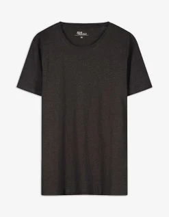 T-shirt - Gem&ecirc;leerd - zwart
