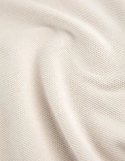 T-shirt - Geribde structuur - wit