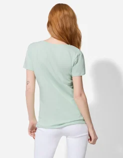 T-shirt - Glitterprint - groen