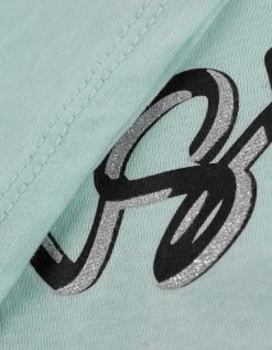 T-shirt - Glitterprint - groen