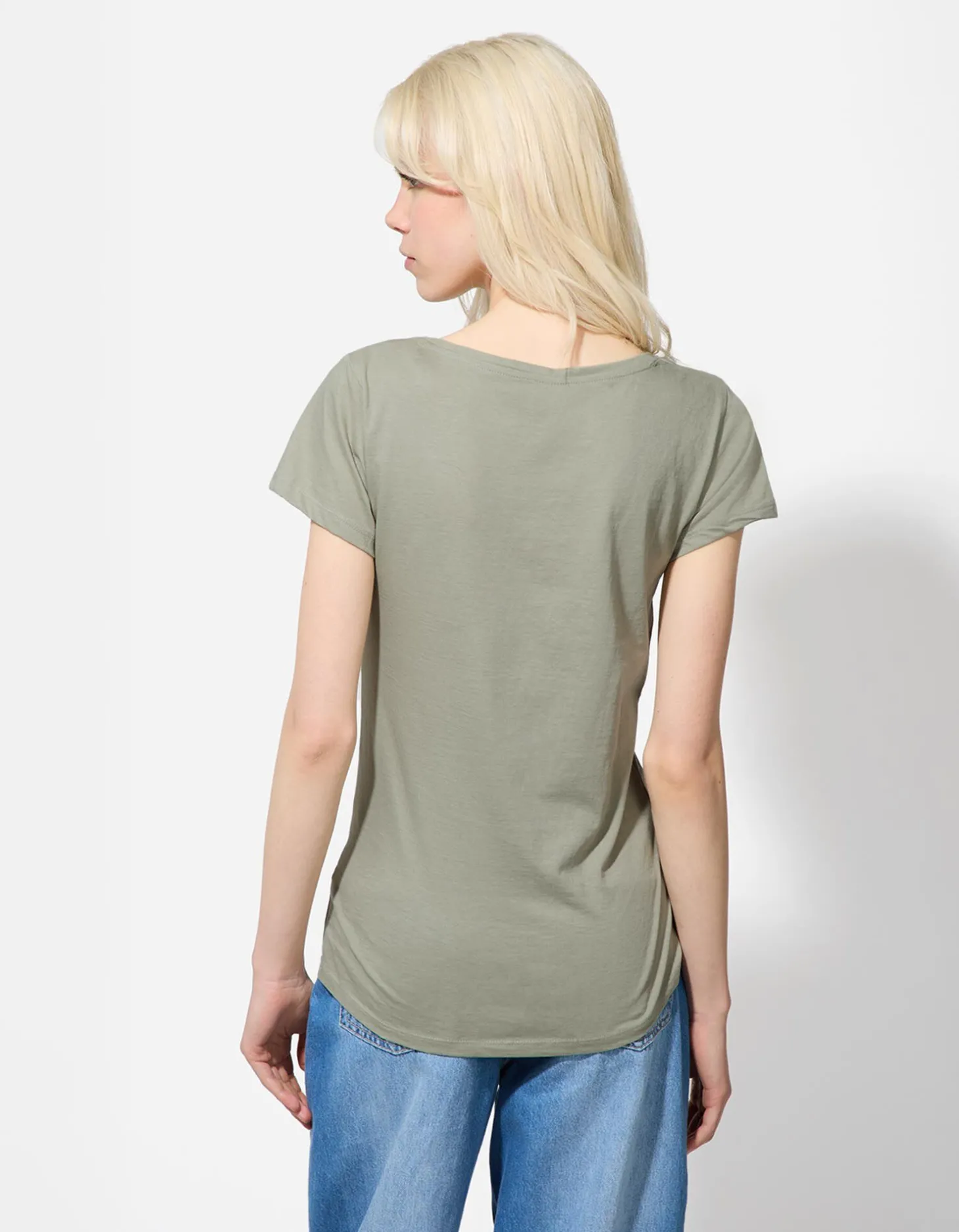 T-shirt - Glitterprint - groen