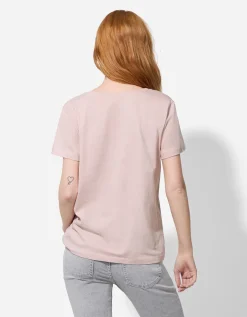 T-shirt - Glitterprint - lila