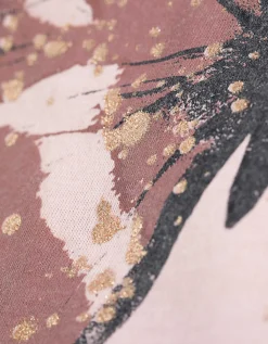 T-shirt - Glitterprint - lila