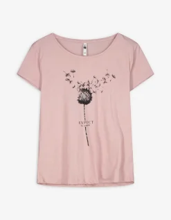 T-shirt - Glitterprint - lila