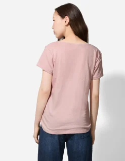 T-shirt - Glitterprint - lila