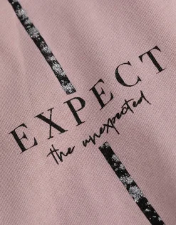T-shirt - Glitterprint - lila