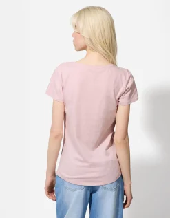 T-shirt - Glitterprint - lila