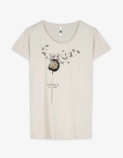 T-shirt - Glitterprint - wit